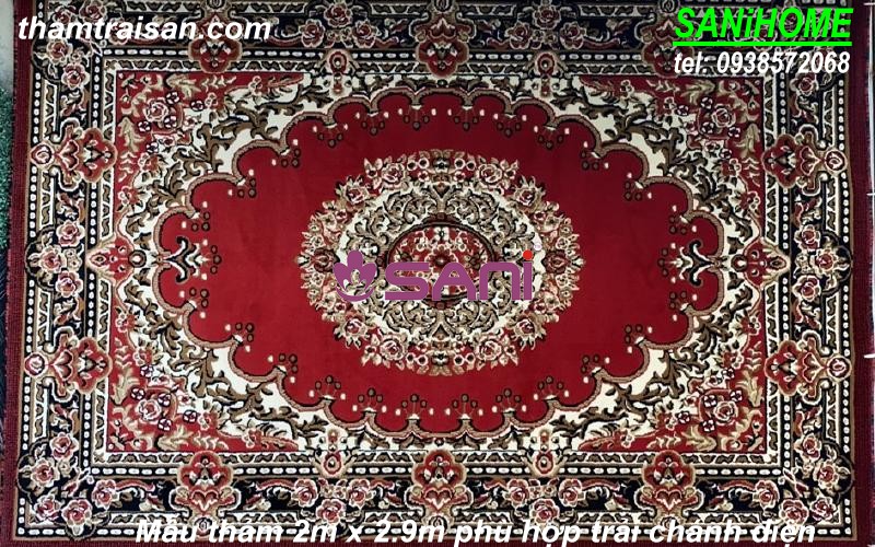 Mẫu thảm Prinde kích thước phù hợp trải chánh điện