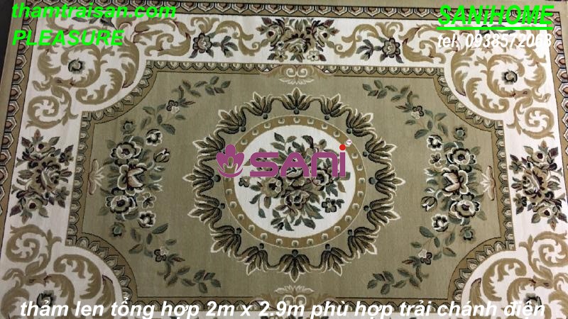 Giá thảm len công nghiệp trải chánh điện