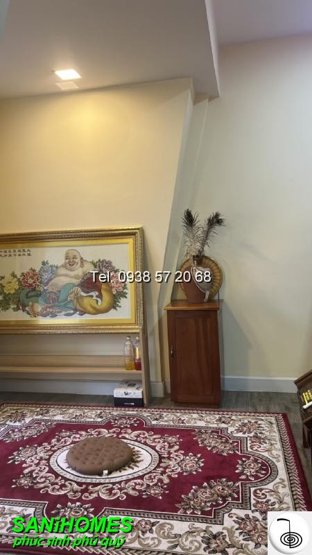 Không gian trải thảm phòng thờ