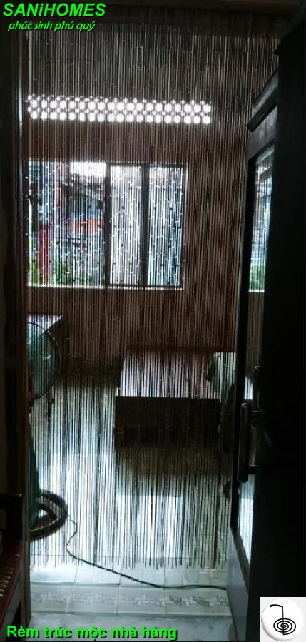 manh ong truc moc trang tri nha hang