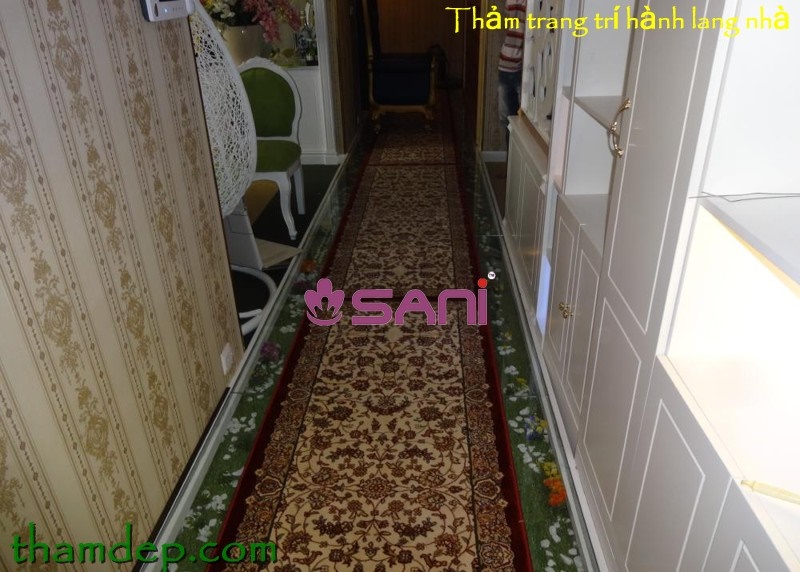 Thảm trang trí phòng khách tham hanh lang