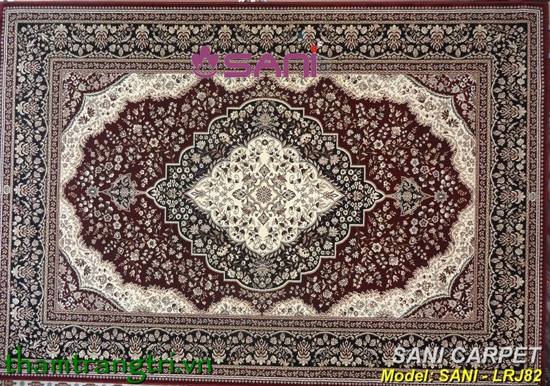 Thảm len tự nhiên SANI-LRJ82 tham len tu nhien maharajah 7606 35 82