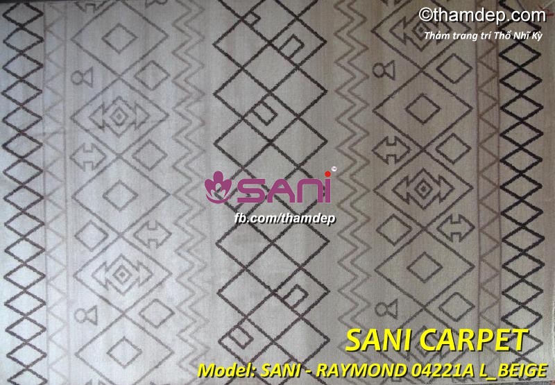 Mẫu thảm Thổ nhĩ Kỳ mới và cao cấp hơn tham tho nhi ky raymond 04221a sani