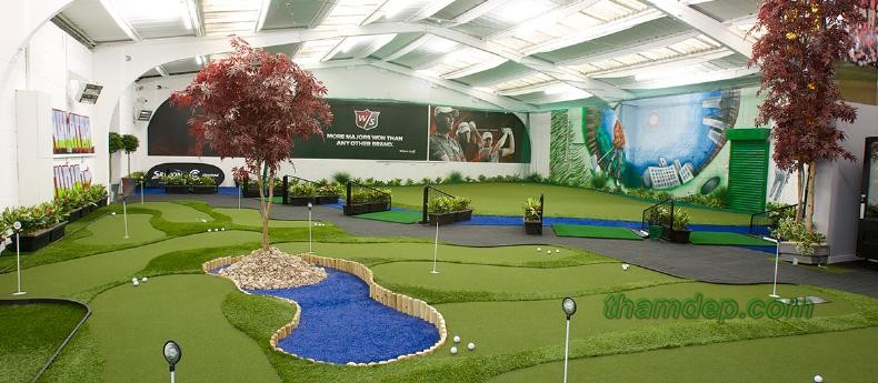 Thảm cỏ nhân tạo sân Golf co nhan tao san golf 2