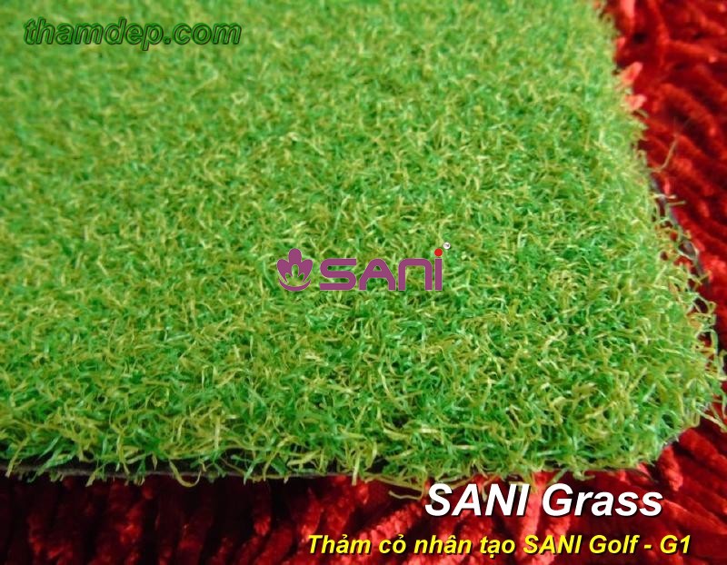 Cỏ nhân tạo SANI Golf - G1 co nhan tao sani sani go1 2