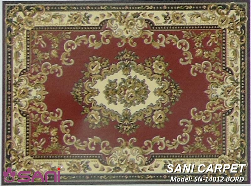 Thảm hoa văn giá rẻ Prie - SN tham hoa van gia re precle sani 14012 bord