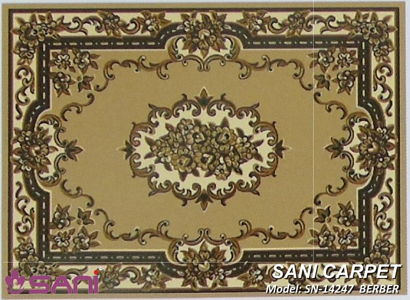 Thảm hoa văn giá rẻ Prie - SN tham hoa van gia re precle sani 14247 berber