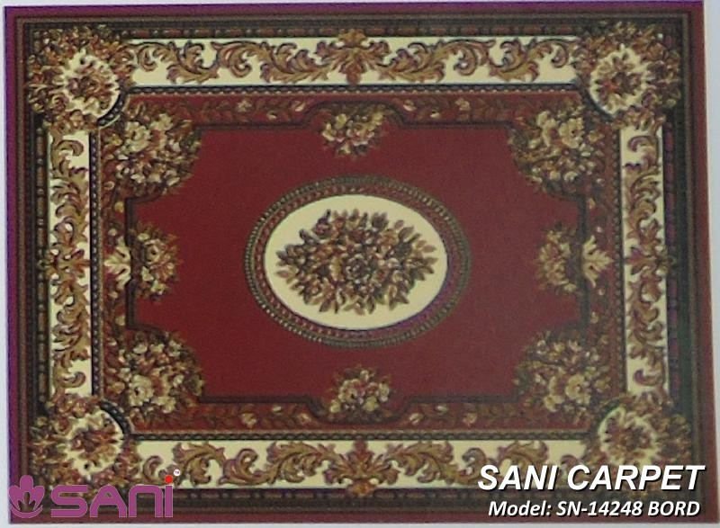 Thảm hoa văn giá rẻ Prie - SN tham hoa van gia re precle sani 14248 bord