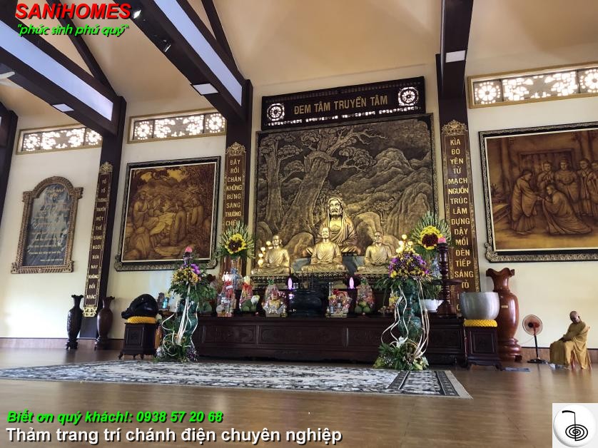 tam tham hoa van trai trang tri truoc ban tho su to an giang