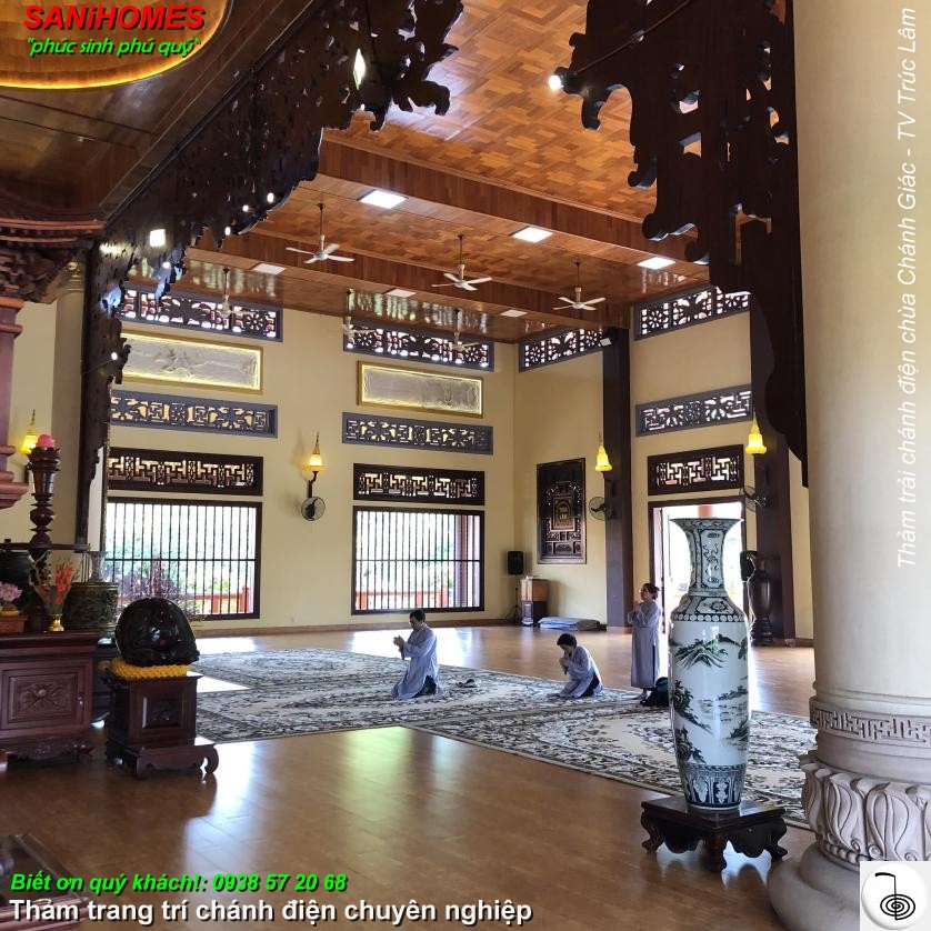 tham trai trang tri chanh dien chuyen nghiep sani 4