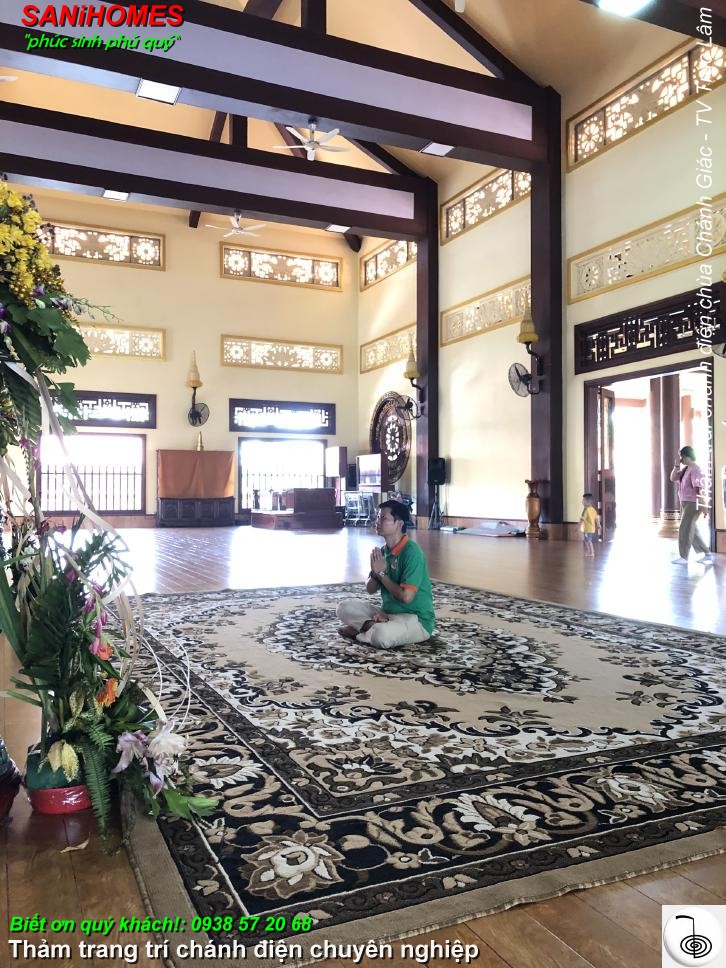 tham trai trang tri chanh dien chuyen nghiep sani 9990