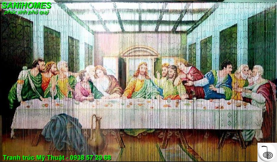 tranh truc bua tiec vuot qua chua gie su va 12 mon do