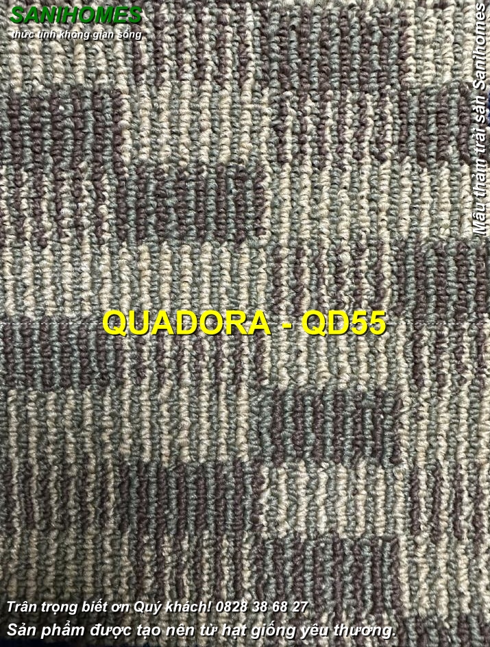 mau tham trai san suc manh bon phuong quadora quadora qd 55