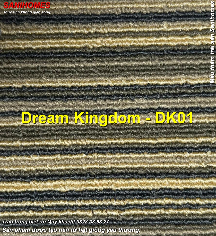 Thảm gạch Dream Kingdom DK bước chân chạm vào Vương Quốc Giấc Mơ
