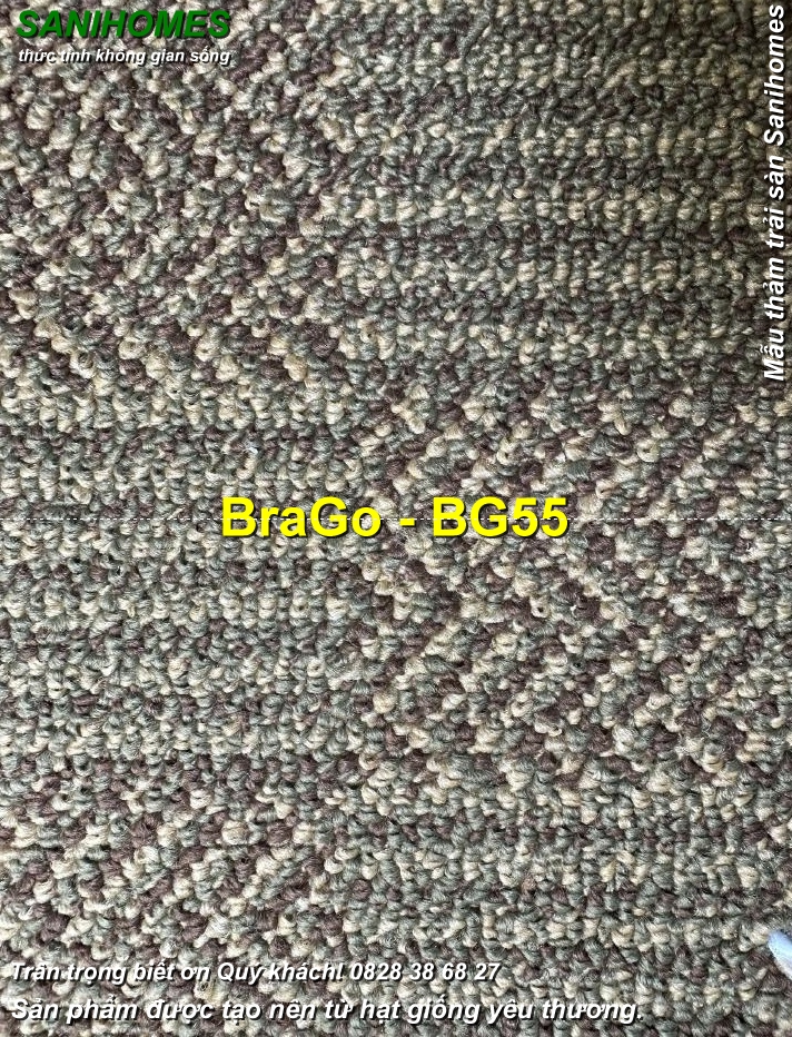 tham van phong bg 55 mau nau