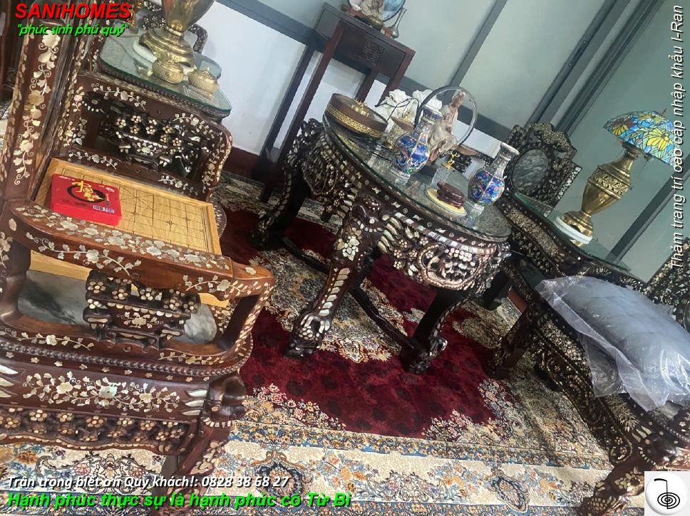 tham len nhap khau iran trang tri phong khach 968