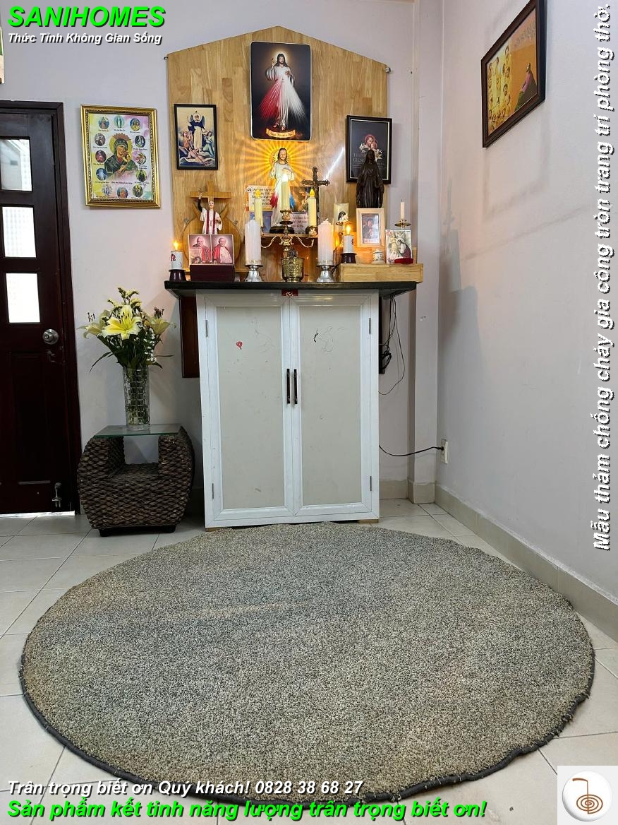 mau tham tron trang tri phong tho sani homes 9