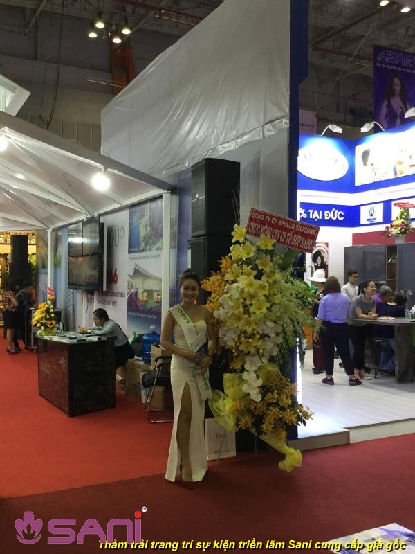 Sani cung cấp thảm trải sự kiện triển lãm giá gốc tham trai su kien trien lam 03