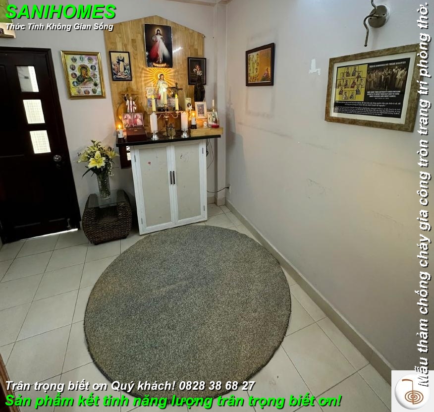 mau tham tron trang tri phong tho sani homes 6