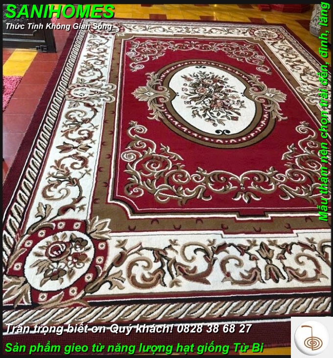 tham trang tri o lhong gian den dinh lang sanihomes