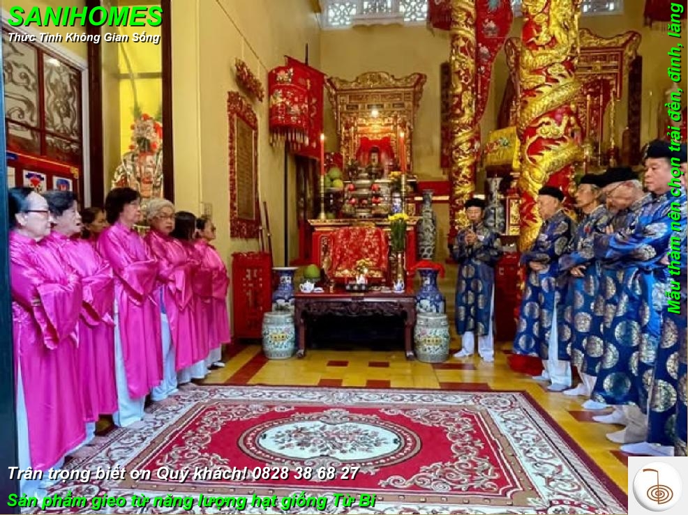 Chọn Mẫu Thảm Cúng Dường Cho Đền, Đình, Chùa, Lăng