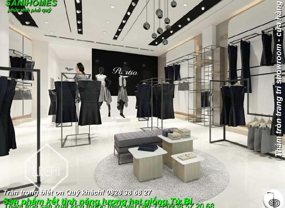 tham tron trang tri show room dang cap 9